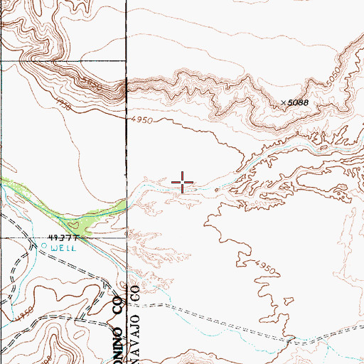 Topographic Map of Coyote Wash, AZ