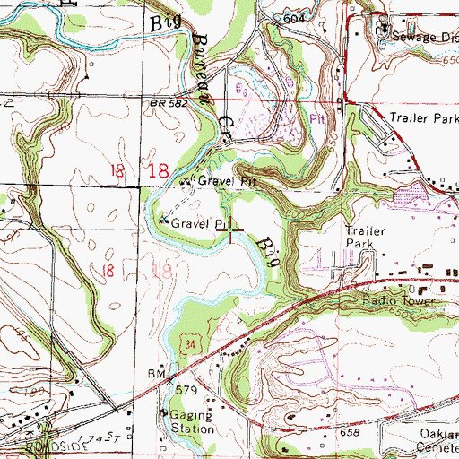 Topographic Map of Epperson Run, IL