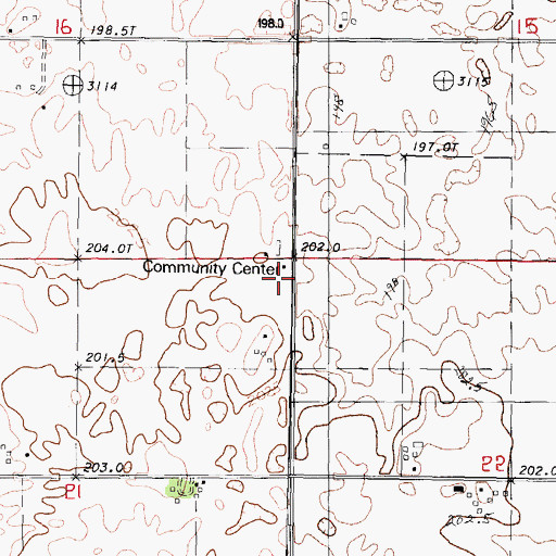 Topographic Map of Essick School (historical), IL