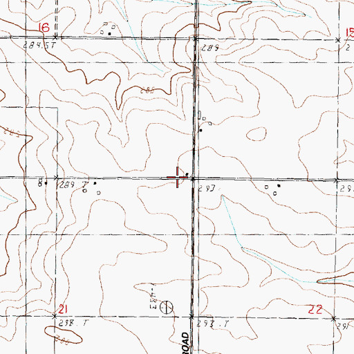 Topographic Map of Evergreen School (historical), IL