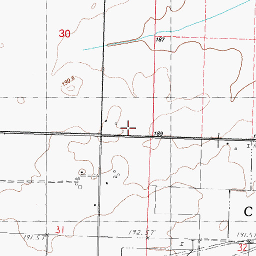 Topographic Map of Fairplay School (historical), IL