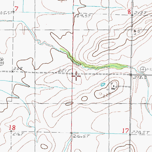Topographic Map of Fairview School (historical), IL