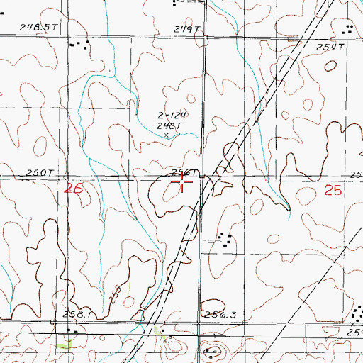 Topographic Map of Fairview School (historical), IL