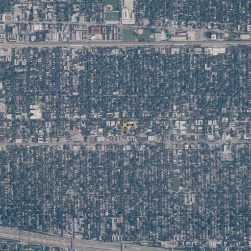 Aerial/Satellite Image of Fenwick High School, IL