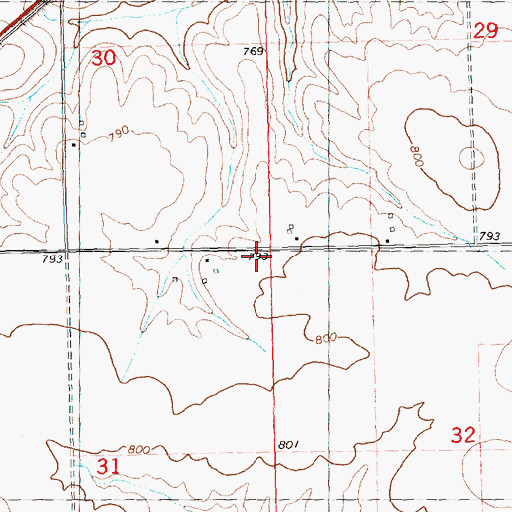 Topographic Map of Ferris School (historical), IL