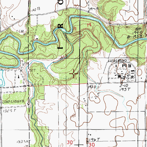 Topographic Map of Fish Lake, IL