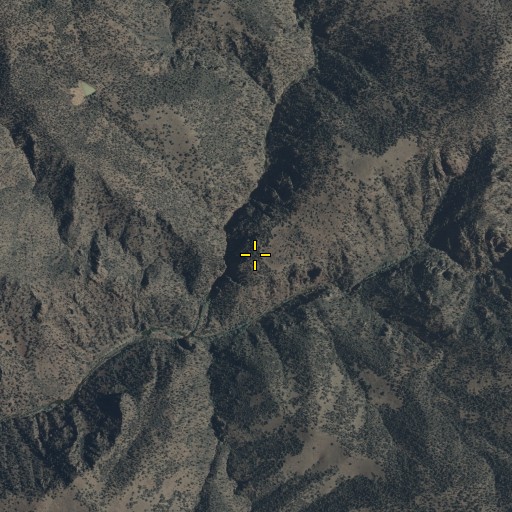 Aerial/Satellite Image of Hells Gate, AZ