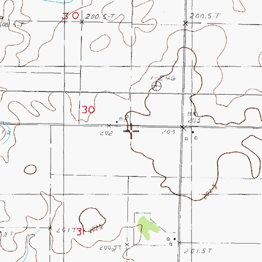 Topographic Map of Floyd School (historical), IL