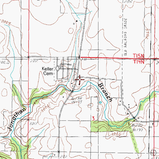 Topographic Map of Forest Hill School (historical), IL