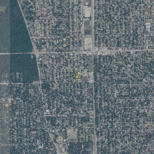 Aerial/Satellite Image of Forest Road Elementary School, IL
