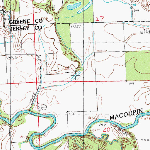 Topographic Map of Foster Lake, IL