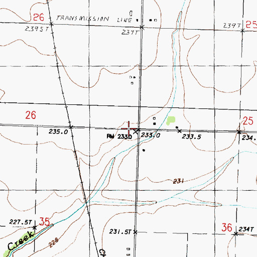 Topographic Map of Four Corners School (historical), IL