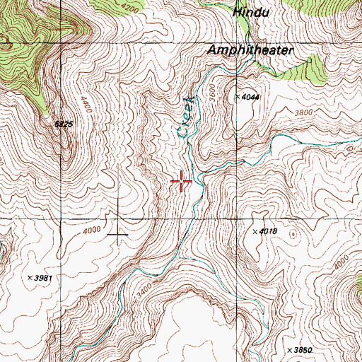 Topographic Map of Dragon Creek, AZ