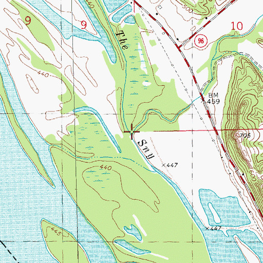 Topographic Map of Fox Creek, IL
