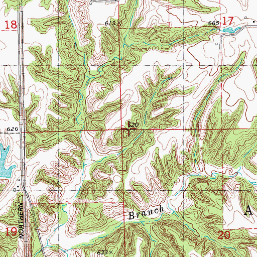 Topographic Map of Fox Ridge School (historical), IL