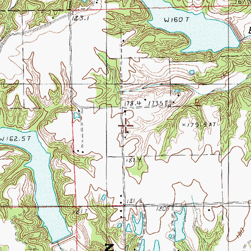 Topographic Map of Freedom School (historical), IL