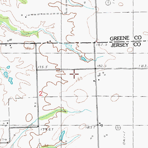 Topographic Map of Fremont School (historical), IL