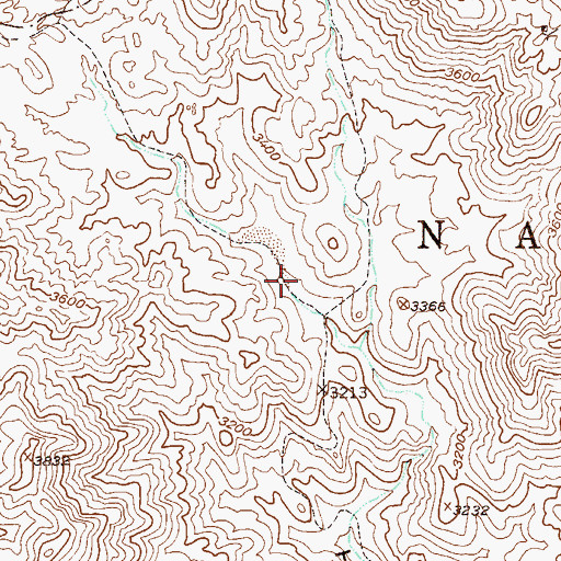 Topographic Map of Mesquite Spring, AZ