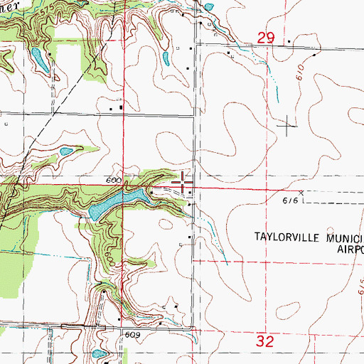 Topographic Map of Friendship School (historical), IL