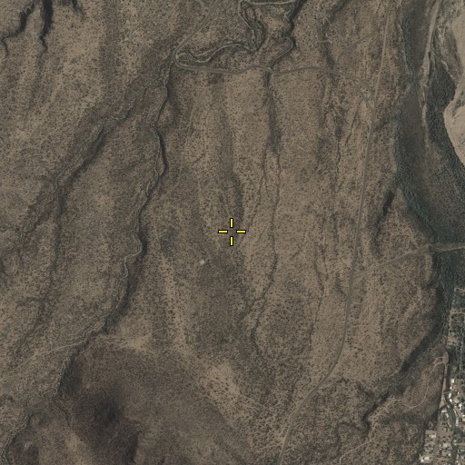 Aerial/Satellite Image of Black Hills Study Plot, AZ