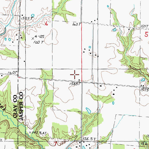 Topographic Map of Galloway School (historical), IL