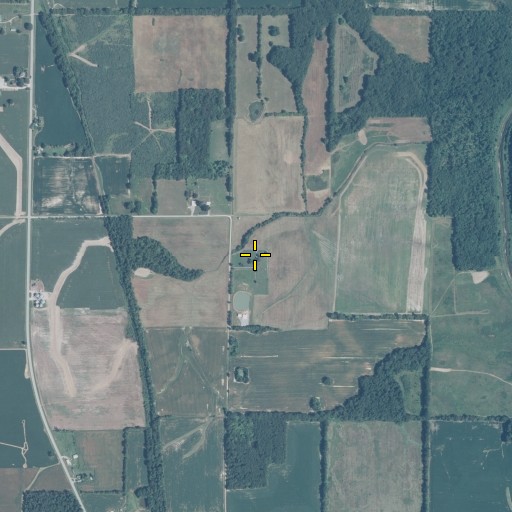 Aerial/Satellite Image of Gholson Cemetery, IL