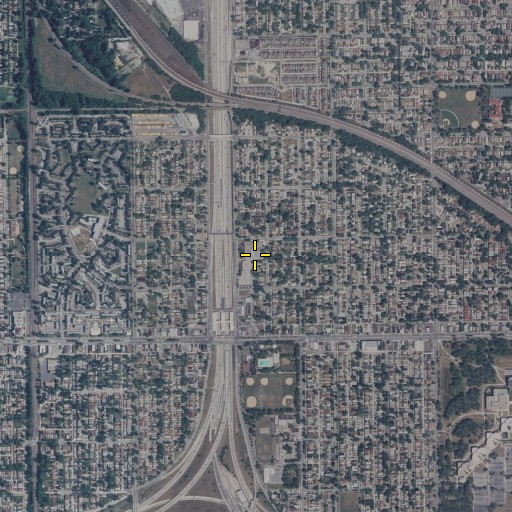 Aerial/Satellite Image of Gillespie Elementary School, IL