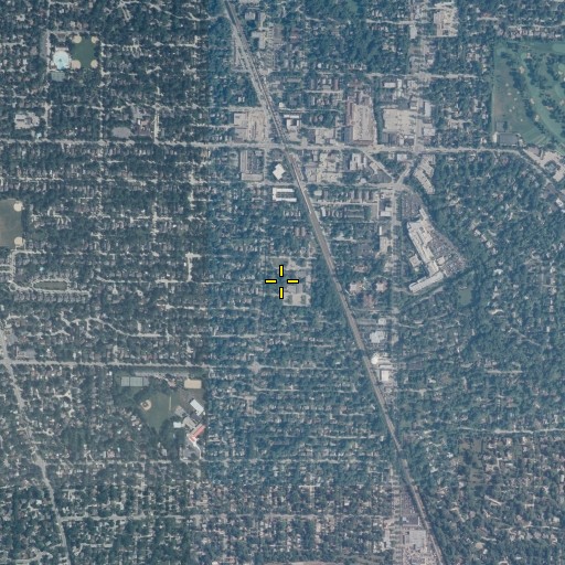Aerial/Satellite Image of Glen Kirk School, IL