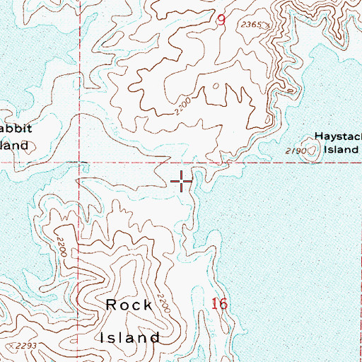 Topographic Map of Fools Pass, AZ