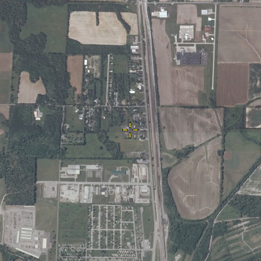 Aerial/Satellite Image of Glendale School, IL