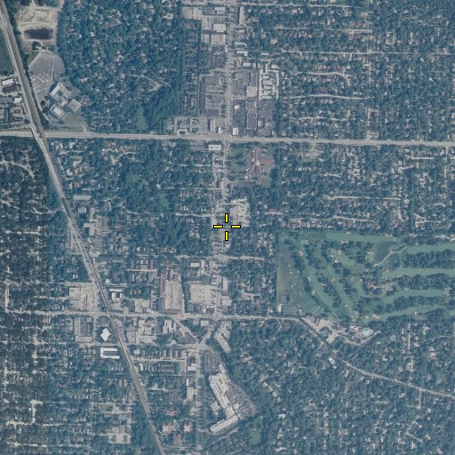Aerial/Satellite Image of Glenview School, IL