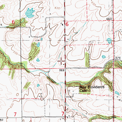 Topographic Map of Golden School, IL