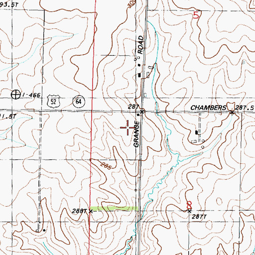 Topographic Map of Good School (historical), IL