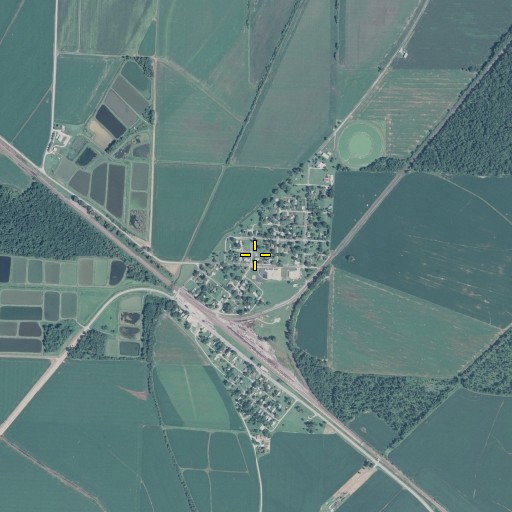 Aerial/Satellite Image of Gorham, IL