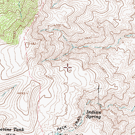 Topographic Map of Seldom Trick Tank, AZ