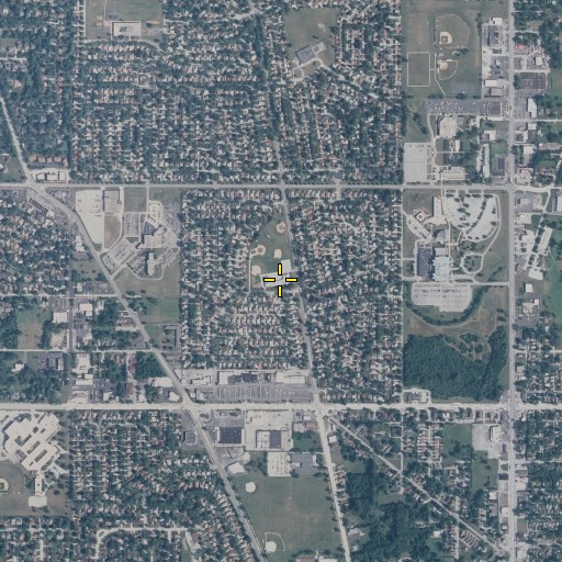 Aerial/Satellite Image of Greenbriar School, IL