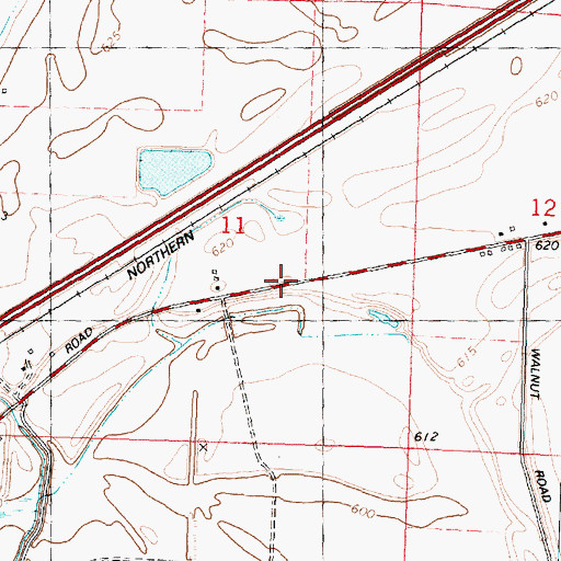 Topographic Map of Greene School (historical), IL