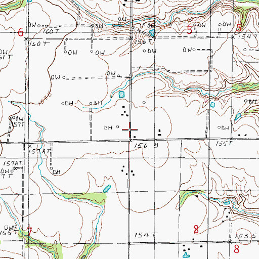 Topographic Map of Greenwood School (historical), IL