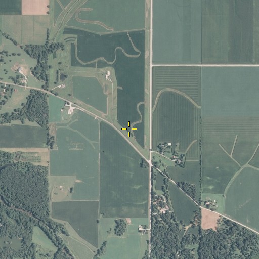Aerial/Satellite Image of Gregory School (historical), IL