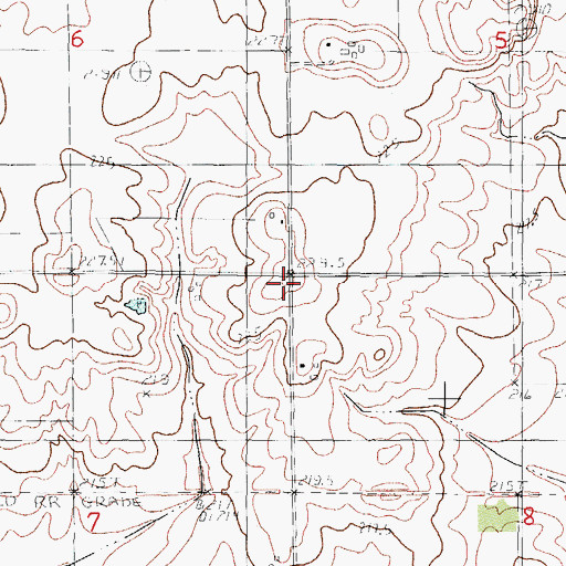 Topographic Map of Griswold School (historical), IL