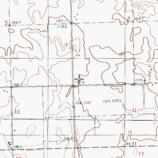 Topographic Map of Grob School (historical), IL