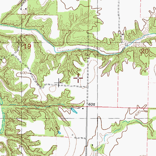 Topographic Map of Grove School (historical), IL