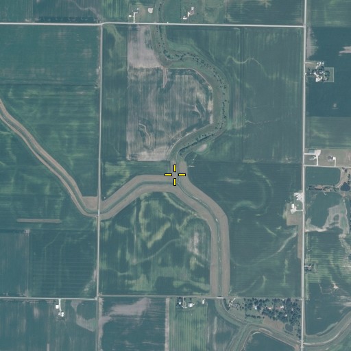 Aerial/Satellite Image of Hackett Branch, IL