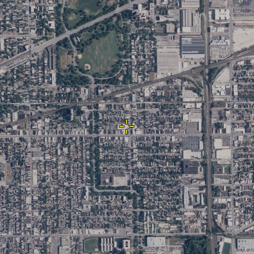 Aerial/Satellite Image of Hammond Elementary School, IL