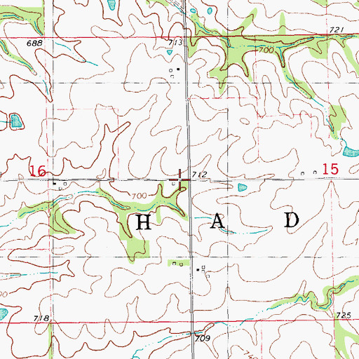 Topographic Map of Hayes School (historical), IL