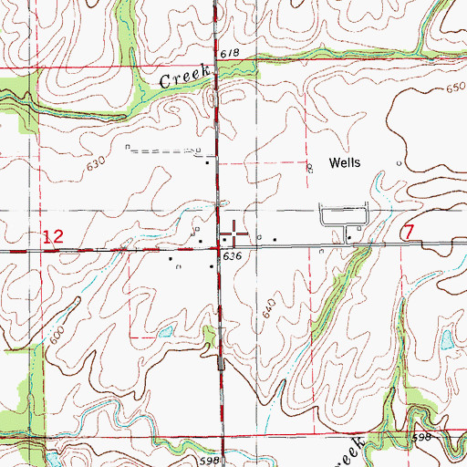 Topographic Map of Heisler School (historical), IL