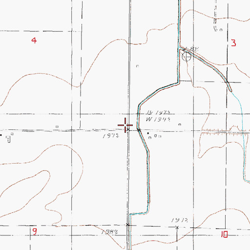 Topographic Map of Hemingway School (historical), IL