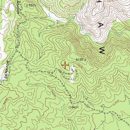 Topographic Map of Battle Flat Trick Tank, AZ