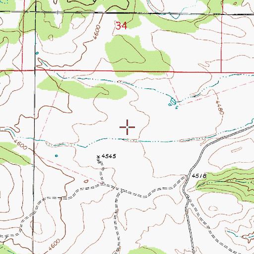 Topographic Map of Susie Hendrick Place, AZ