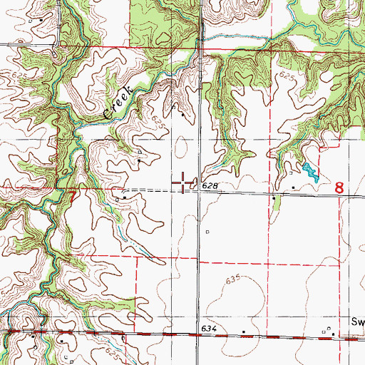 Topographic Map of Hiatt School (historical), IL
